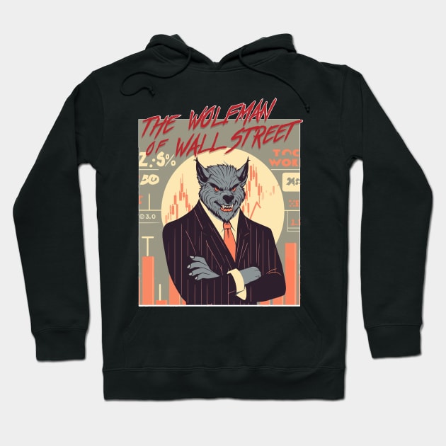 The wolfman of street Hoodie by Setmo